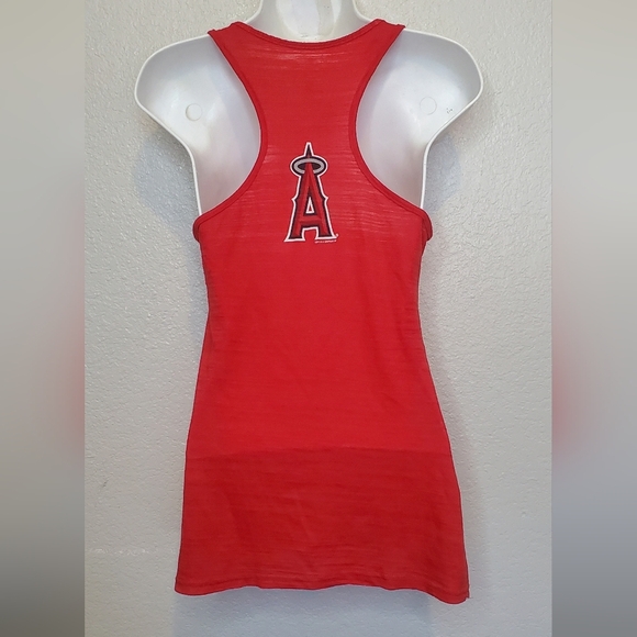 💚5/$25 Los Angeles Baseball MLB Angels Racerback Gauze Tank Top Medium - Picture 4 of 6